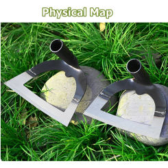 Heavy-Duty Manganese Steel Handheld Hoe - Perfect For Gardening, Weeding & Soil Loosening Must-Have Tool For Your Garden Arsenal