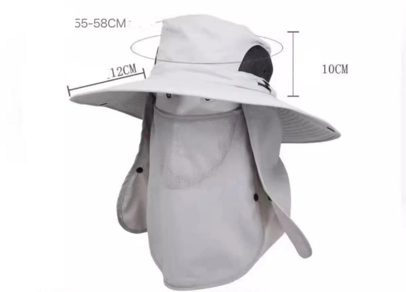 Description Picture 5 of itemOutdoor Breathable Parasol Fishing Cap Sun Protection Foldable Men's And Women's Hiking Camping Recreational Fishing Cap
