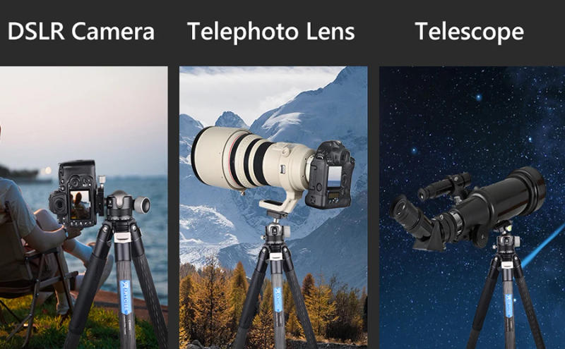 Description Picture 6 of itemARTCISE 44mm/55mm Low Profile Tripod Ball Head, All Metal CNC Heavy Duty Tripod Head for DSLR Camera Tripod Monopod Load 40kg