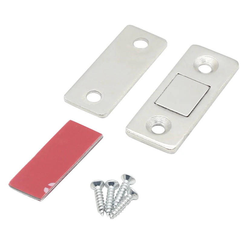 Description Picture 6 of itemMagnetic Door Catch Adhesive Cabinet Latch Drawer Magnet Catch Door Catch Closer Drawer Closures for Door Closing