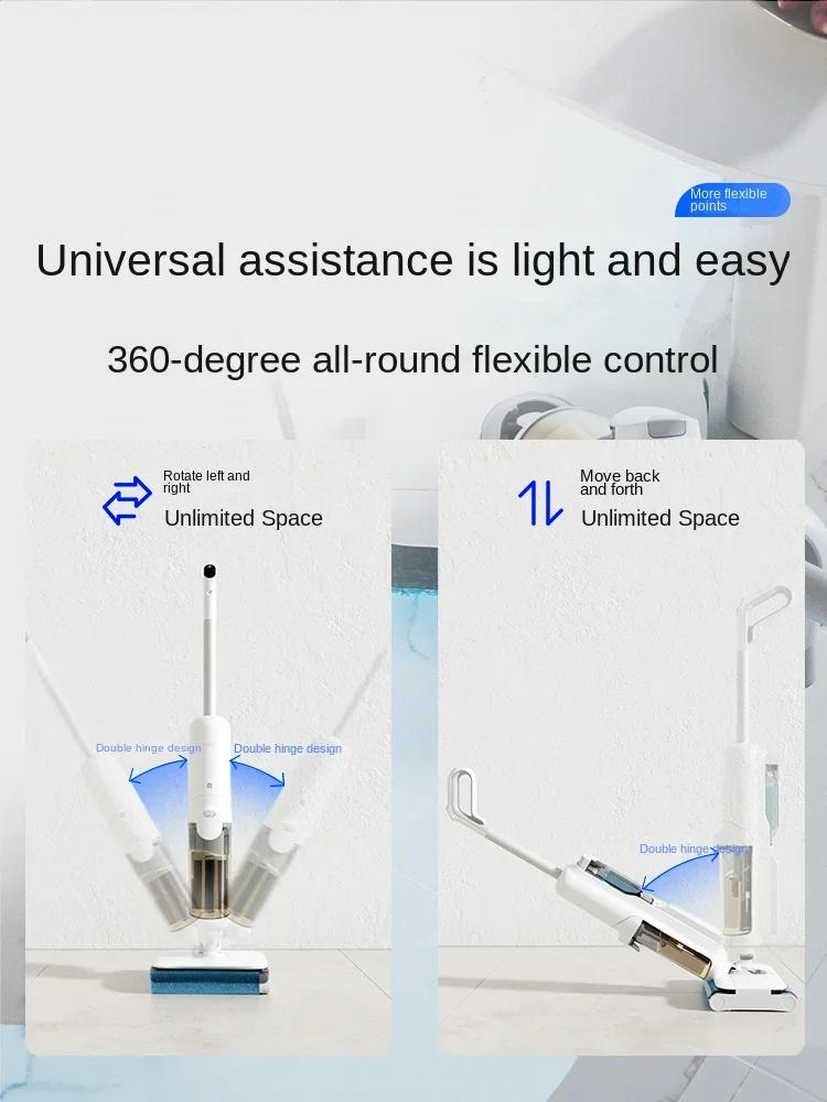 Description Picture 4 of itemHaier Z10Pro Dual Power Floor Washing Machine Drag Suction Sweep One Double Roll Brush Bacteria Cleaning Household Appliances