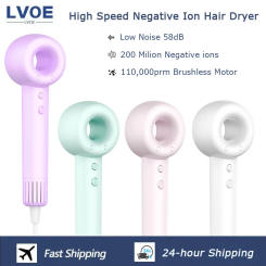 Professional Negative Ion Hair Dryer 220V Household Appliances Low Noise Constant Temperature Hair Care Quick-Drying Hair Dryer