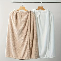 1 Pcs Shower Skirt Can Be Worn with Bath Towel Microfiber Bow Strapless Shower Skirt Slip