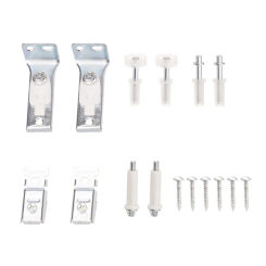 LXAF Upgraded Hardware Set Bifold Door Hardware Repair set Convenient Repair set Simple Installation for Garage & Barn Access