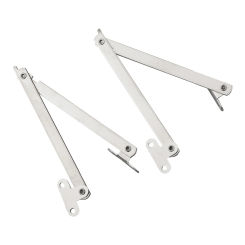 Stays Hinge 2pcs Hinges Folding Support Lid Support Hinge Stays Hinge Folding For Furniture Cabinet Left + Right Lid Support New