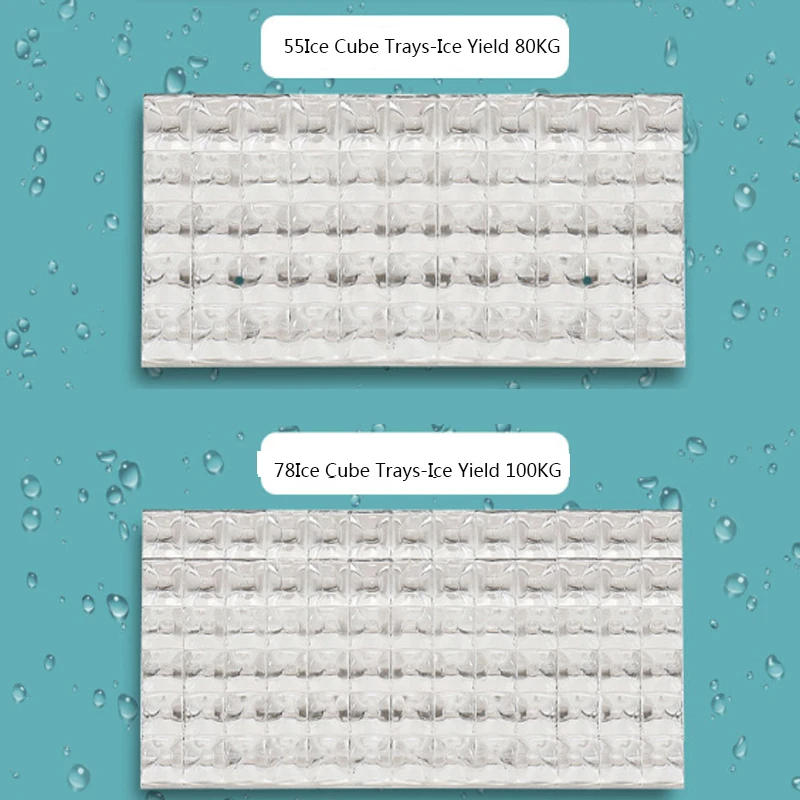 Description Picture 4 of itemIce Cube Maker Commercial Use Refrigeration Equipment Capacity Edible In Intercooled Milk Tea Shop Cooler Machine