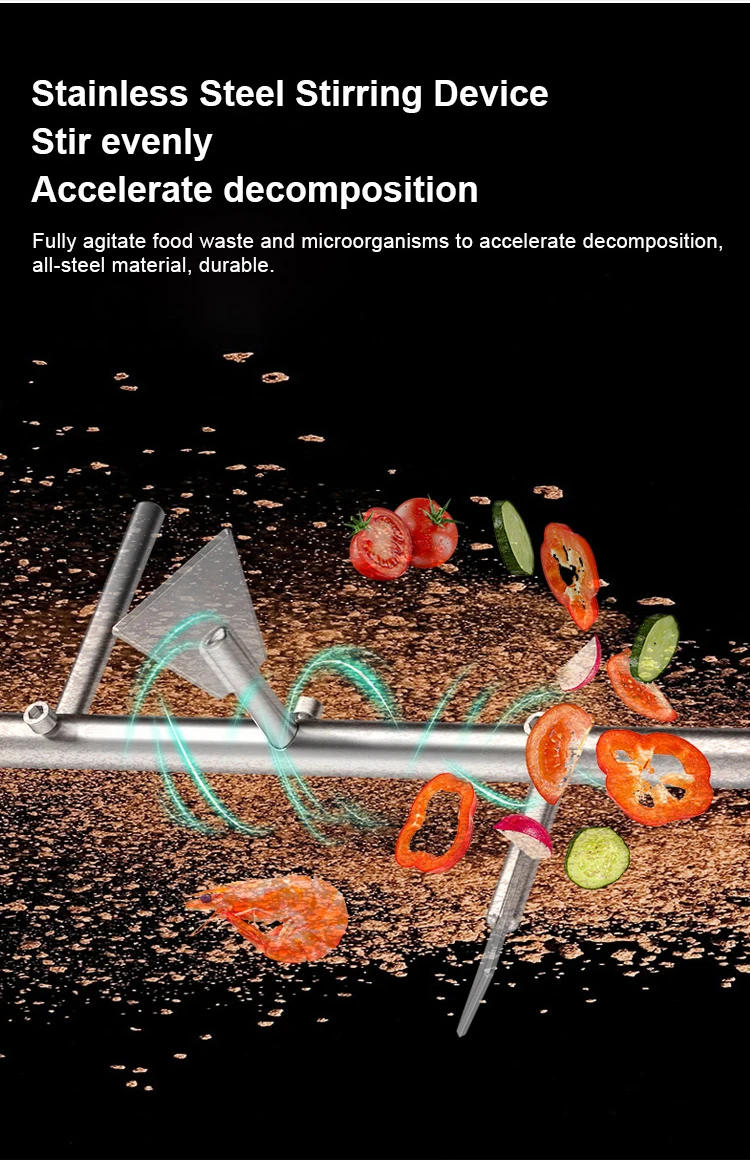 Description Picture 5 of itemWidely Exported MXCCJ-05 Indoor Food Waste Recycler Crusher Garbage Disposal Machine