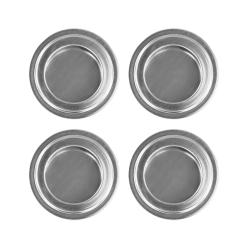 Sliding Doors Round Hole Handle Drawer Handle Invisible Handle Cabinet Concealed Handle 4pc Open Hole 35 Round Silver Useful