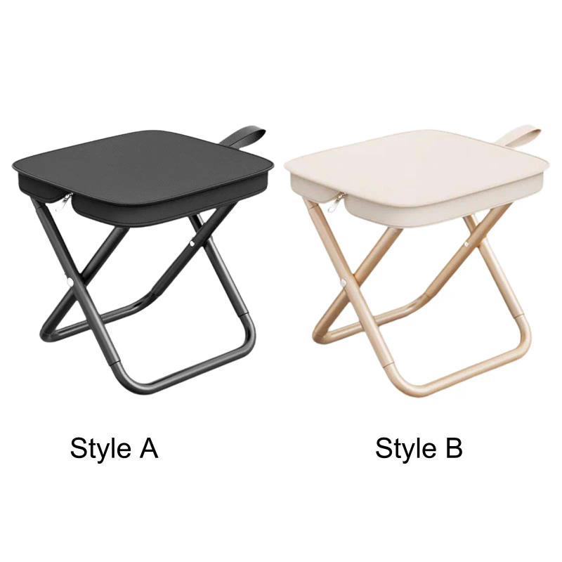 Description Picture 3 of itemCamping Stool Seat Foldable Heavy Duty Compact Chair Folding Small Chair Fishing Stool for Fishing Picnic Garden Traveling Beach