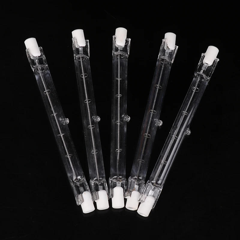 Description Picture 3 of item5Pieces New Glass Tube Halogen Light Bulb 220-240V 500W 500 Watt 118mm R7s Halogen Blub Household Decor Lighting Bulb