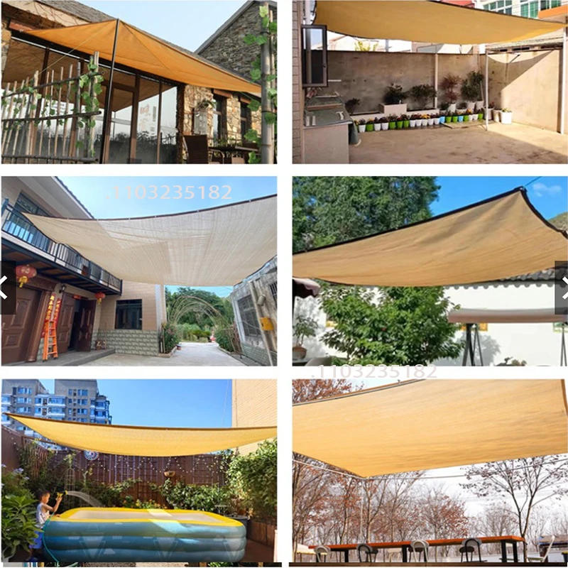 Description Picture 3 of itemHDPE shading net for garden, UV protection, outdoor greenhouse, sunshade, swimming pool sunshade, plant sail, 80% shading