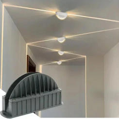 LED Door Frame Spotlight Outdoor & Indoor Lighting Beam Wall Lamp Corridor Hotel Line Lamp Wall Lights 85-265V DC Wiring