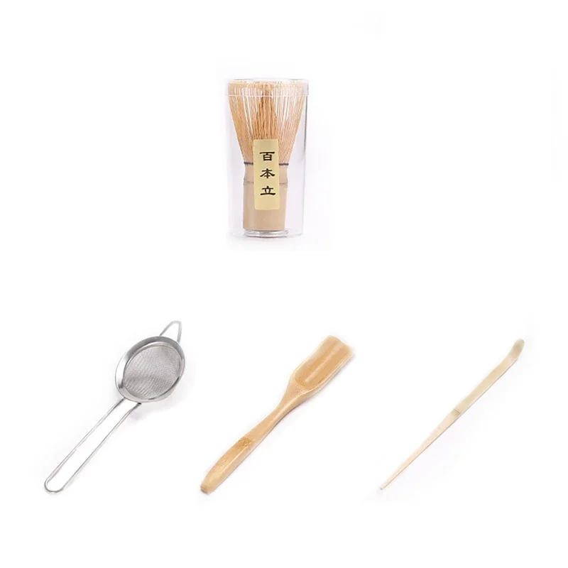 Description Picture 5 of item4PCS/6PCS/7PCS Japanese Matcha Blender Set with Bamboo Whisk Matcha Brush Teaspoon Kiln for Beverage Shop DIY Tea-Making Tools