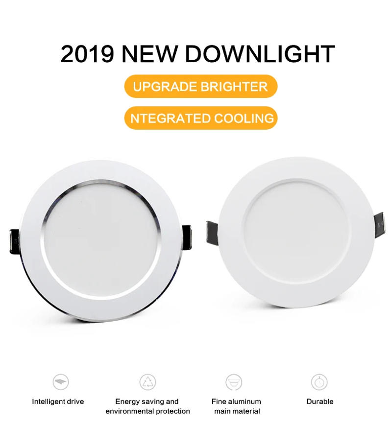 Description Picture 4 of itemLed Downlight Ceiling Lamp Lights Chandelier AC220V 7W 9W 12W 15W 18W Recessed Spot Led For Hoom Bedroom Kitchen Indoor
