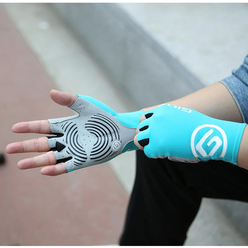 Description Picture 4 of itemGIYO Summer Cycling Gloves For Mountain Road Bike Breathable Half-finger Gloves Men Women Sports Riding Shockproof Bike Gloves