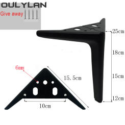 New 4pcs 12cm-18cm Metal Furniture Legs for Coffee Table Feet Sofa Chair Bathroom Cabinet Replacement Legs Hardware 12-18cm