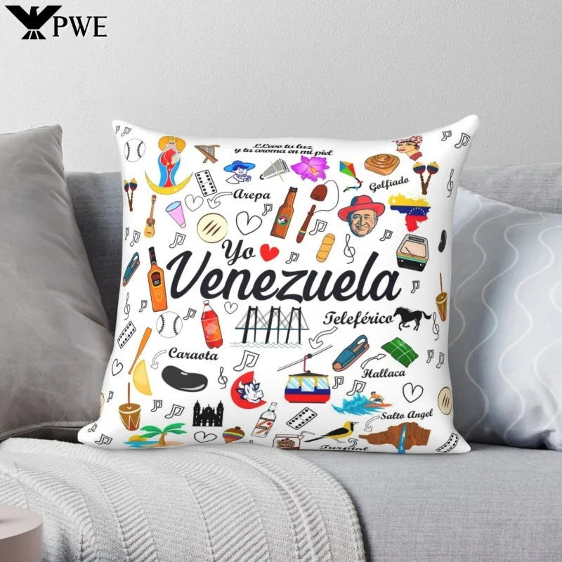 Description Picture 3 of itemVenezuela Pride Print Pattern Sofa Cushion Cover Pillow Cover Home Decoration Party Car Bedding