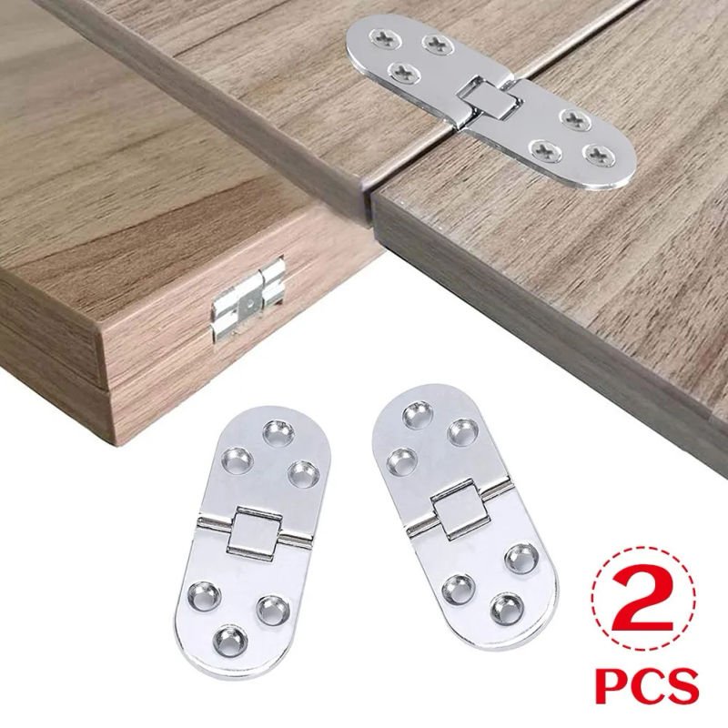 Description Picture 4 of itemFolding Table 2 Pieces Bright Zinc Alloy Hinge Suitable For Flip Table Cabinet Door Furniture Flip Hinge Invisible Hinge