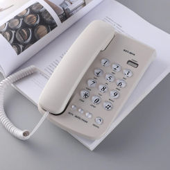 Corded Landline Telephone Desk House Phone with Large Buttons Home Phone Corded Telephone for Home Office Hotel Bathroo