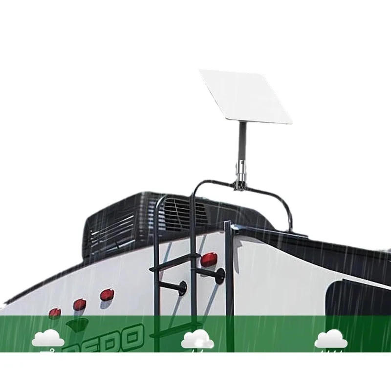 Description Picture 6 of itemfor Starlink Mount Bracket Heavy Duty Iron for Starlink Pole Wall Mount Bracket in V2 Satellite RV roof bracket Signal regulator