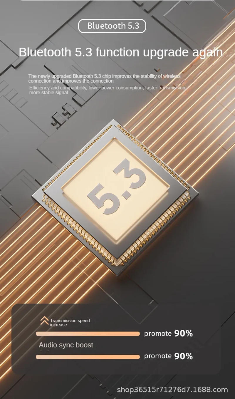 Description Picture 6 of itemOpen Ear Air Conduction TWS Earphone Bluetooth-Compatible Wireless Headphone Panoramic Sound Sports Headset Ear Clip Earbuds