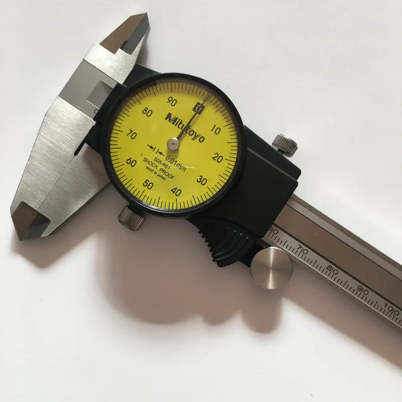 Description Picture 2 of itemMitutoyo Dial Caliper 0-150mm/0.01 505-681 D15TN Calibre Stainless Steel Vernier Calipers Measuring Tools