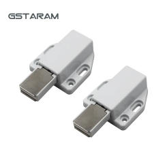 Single head Small Kitchen Cabinet Door Stopper Double headed Catch Soft Close Magnetic Push To Open Touch Door Damper Buffers