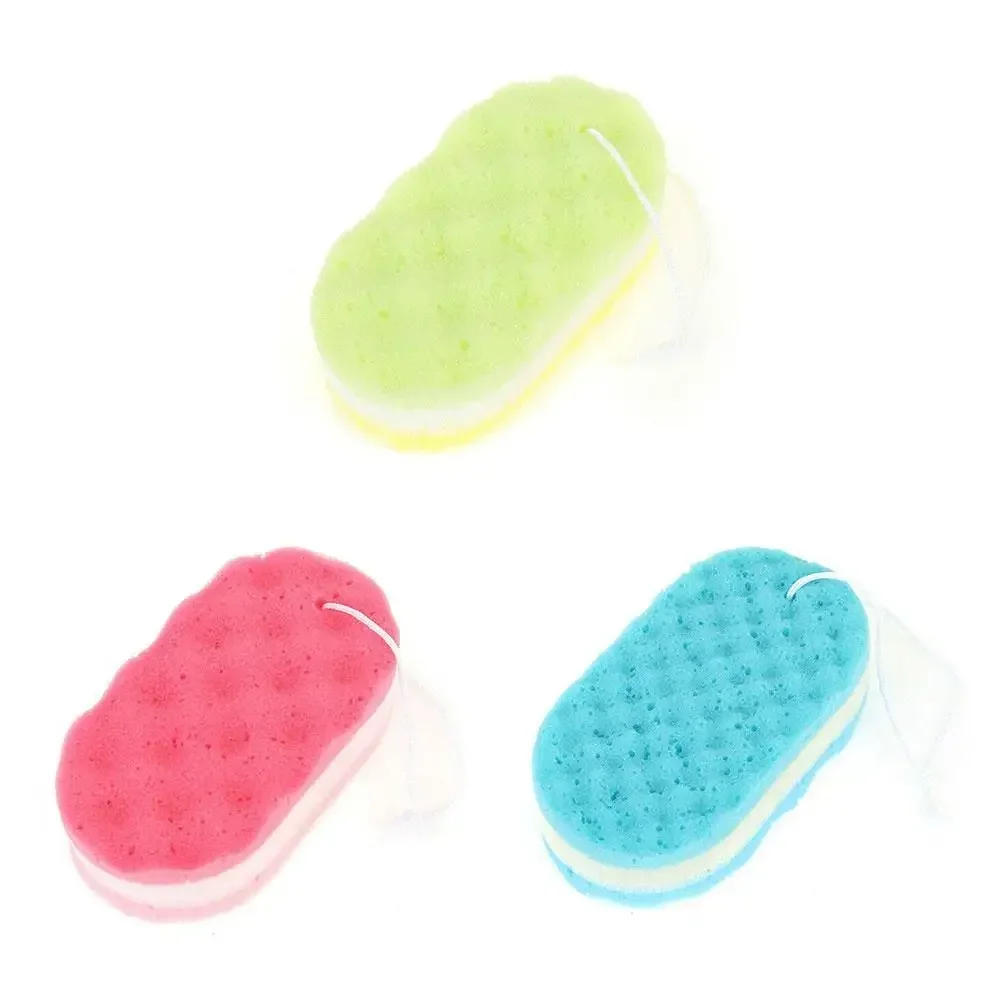 Description Picture 4 of item3-layer Wave Bath Sponge Exfoliating Body Brush Shower Skin Clean Massage Cleaning Shower Brush Skin Care Remover Bath Supplies
