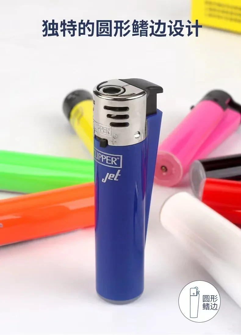 Description Picture 6 of itemClipper Creative Jet Lighter Direct Burning Gasoline Butane Lighter Inflatable Windproof Lighter Can Be Wholesale