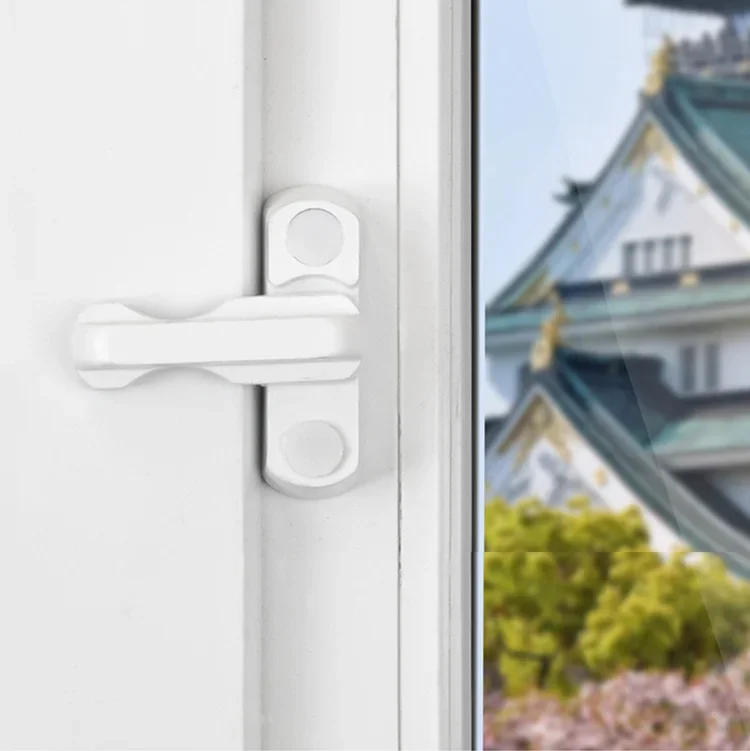 Description Picture 2 of itemPlastic Steel Open Inside Outside Doors and Windows Special T-lock Safety Lever Handle Sweep Lock Household Hardware Accessories