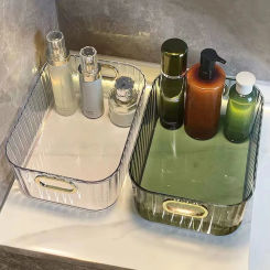 NBNB 1pc Desktop Cosmetics Storage Box, Acrylic Bedroom Clothing, Miscellaneous Items, Coffee Table, Snacks Storage Basket