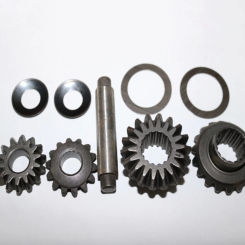 1Set-Tricycle Motor Differential Speed Steel Gear Rear Axle Gear Set(14T+18T+Shaft+Gasket)