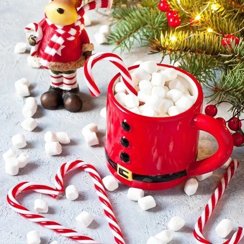 Description Picture 4 of item24/6PCS Mini Candy Canes Miniature Christmas Tree Decor Peppermint Swirls Pendant DIY Scrapbook Craft Gift Home Party Navidad