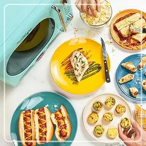 Description Picture 6 of itemRetro Compact Countertop Microwave Oven 0.7 Cu. Ft. 700-Watts with LED Digital Display Child Lock Easy Clean I