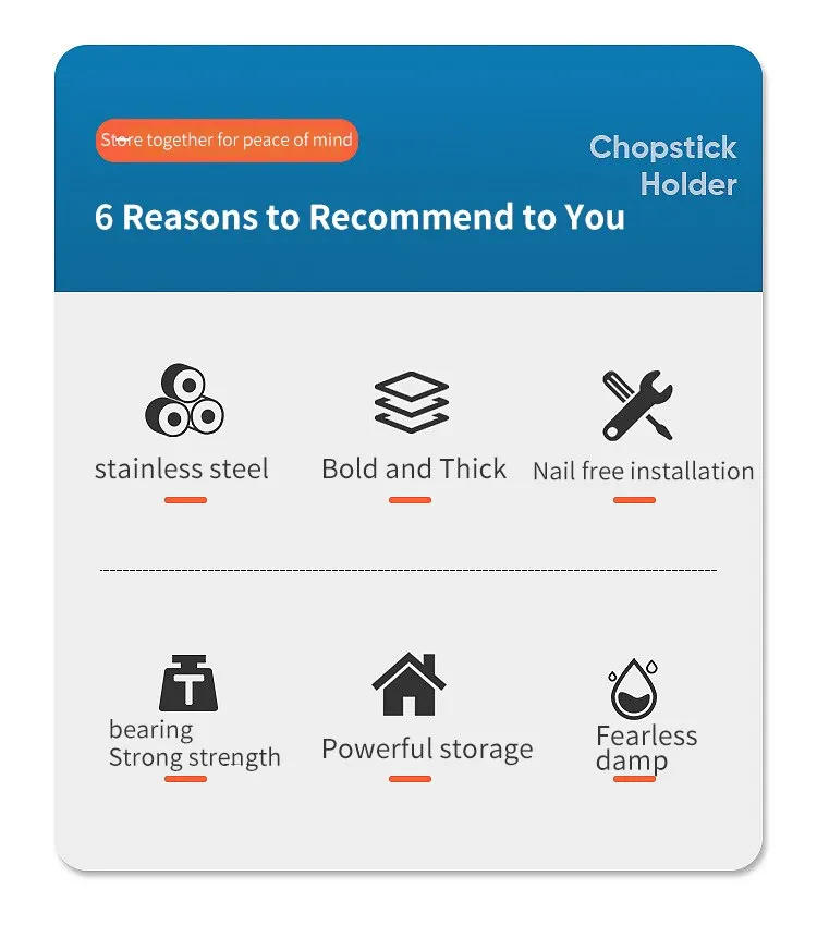 Description Picture 5 of itemStainless Steel Kitchen Storage Rack Wall-mounted Multifunctional Storage Knife Rack with Multiple Brackets and Hooks