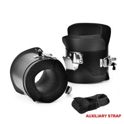 Fitness Anti Gravity Inversion Boots Stainless Steel Hanging Foot Ankle Hook Buckle Horizontal Bar Handstand Exercise Equipment