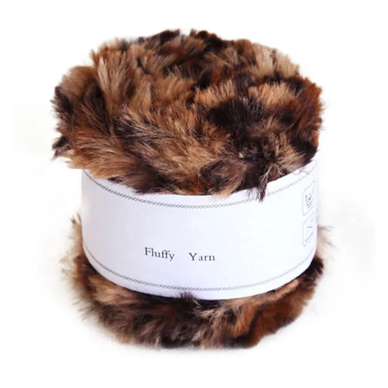 Description Picture 5 of item50g/Roll Mink Wool Yarn Faux Fur Cashmere Knitting Yarn For Hand Knitting Crochet Sweater Scarf Hat Fluffy Mink Yarn Thread