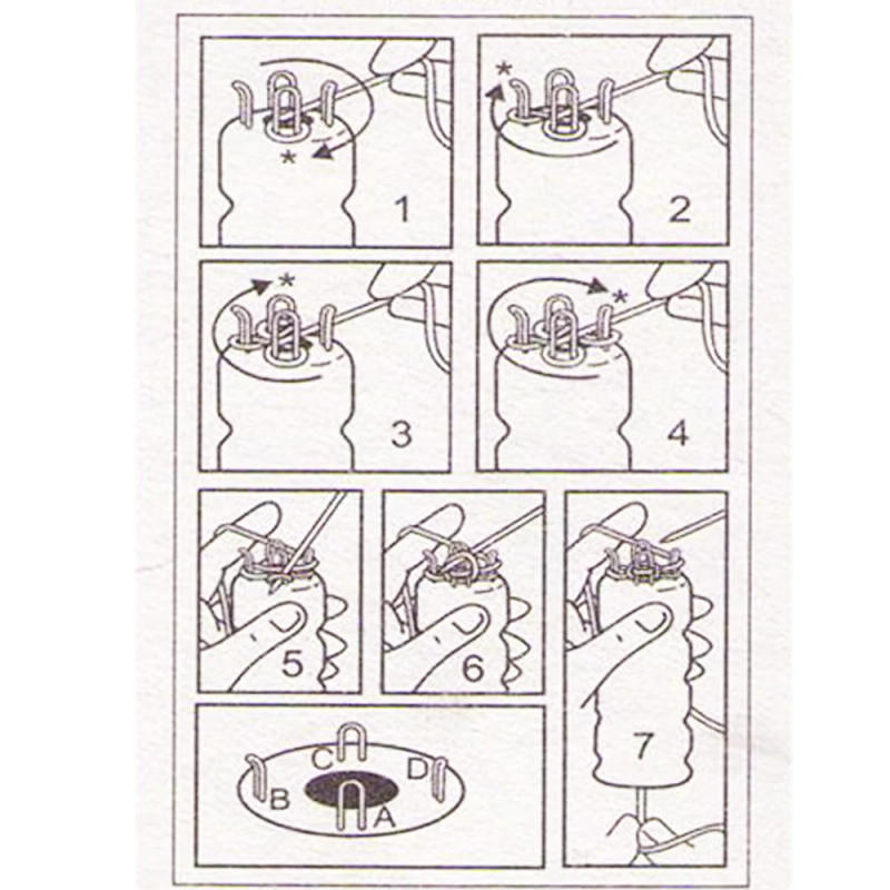 Description Picture 6 of itemWood Hand Knitting Doll Dolly Yarn Wool Knitter Hand Painting Rope Braided Maker DIY Knitting Tool Home DIY Accessories