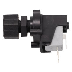 1PCS On Off Push Air Switch Jet Tool Pneumatic Air Pressure 125-250V 16A Switch Knob Pneumatic Parts Black