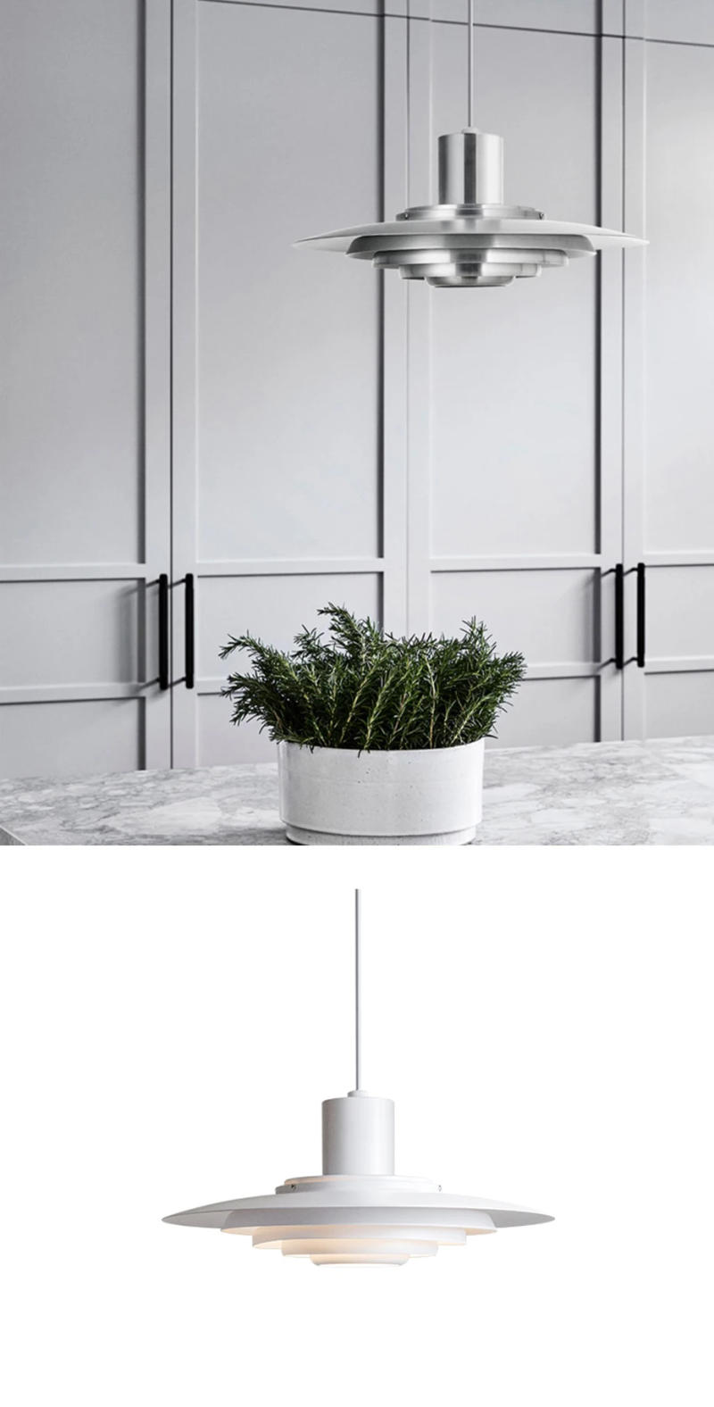 Description Picture 5 of itemDanish Design Pendant Light Metal Umbrella Led Hanging Lamp High Quality Dining Room Luster Kitchen Pendant Drop Light P376 KF1