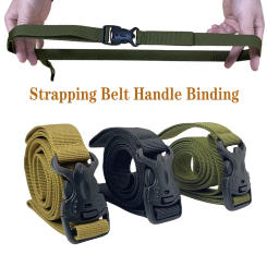 4Pcs Travel Tied Black Durable Nylon Cargo Tie Down Luggage Lash Belt Strap With Cam Buckle Travel Kits Outdoor Camping Tool