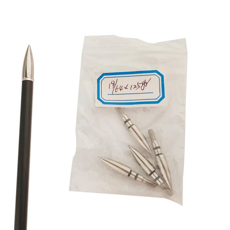 Description Picture 5 of item12Pcs 100-300gr OD 7.14/7.6/7.94mm Arrow Field Points Screw-In Arrowheads Target Practice for Hunting Accessories