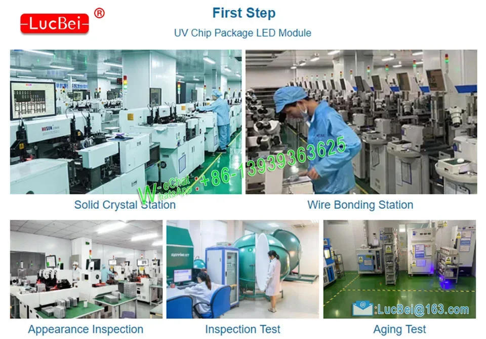 Description Picture 4 of itemUV LED Seamless Splicing Module For UV Flatbed Printer UV Glue Curing Photosensitive Resin Curing UV LED Lamp 50*50mm