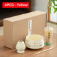 4PCS-Beige yellow