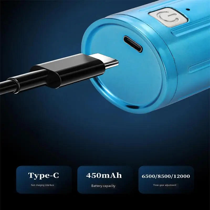 Description Picture 5 of itemSmall Mini Men's Portable Electric Head Shaver Trimmer For Bald Men Shaving Machine Face Cordless Shaver