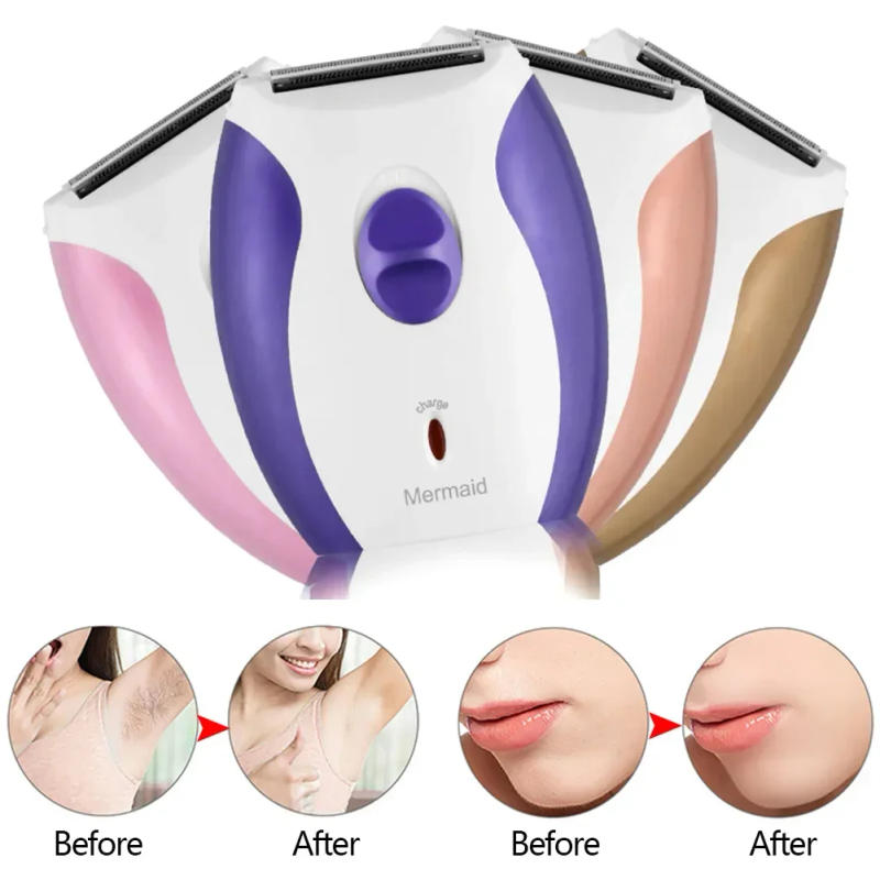 Description Picture 6 of itemWomen Portable Depilatory USB Electric Epilator Shaver Bikini Shaving Razor Hair Removal Trimmer