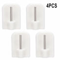 Curtain 4/8/12pcs Self-adhesive Buckle Accessories Bathroom Hook Walll Rod Hooks Kitchen