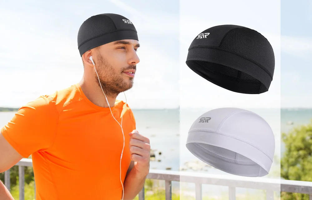 Description Picture 2 of itemSports Cycling Caps Summer Breathable Bicycle Running Hiking Riding Bike Baseball Beanie Hat Helmet Liner Cap Headgear Men Women