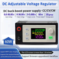CNC DC Adjustable Voltage Regulator Buck Boost Converter 0-36V Power Module Constant Voltage Constant Current Charging Module