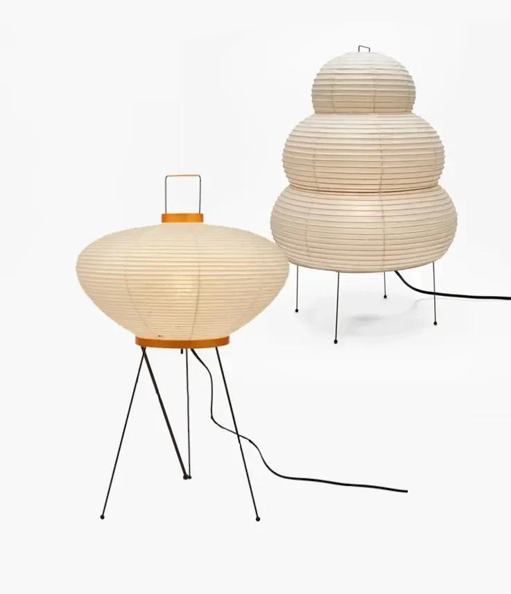 Description Picture 5 of itemAkari 10A Floor Lamp Japanese paper floor white minimalist led desktop decorative villa art room corner studio